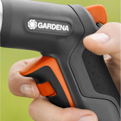 Gardena 13mm Trigger Gun Nozzle - Metal Plastic - Durable Ergonomic Grip
