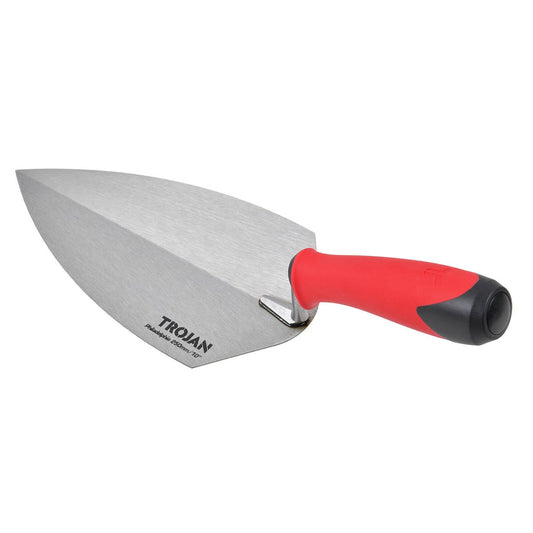Trojan 250mm Philadelphia Brick Trowel - High Carbon Steel - Ergonomic Grip – view 2 - Auzzistore