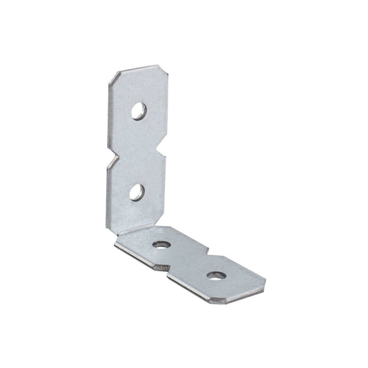 Carinya Galvanised Angle 50 x 50 x 20mm Customisable Bracket - Auzzistore
