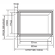 Builders Edge Manhole Frame Kit 450 x 600mm White Plastic Durable