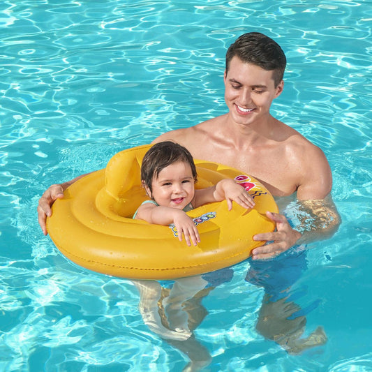 Bestway Swim Safe Wondersplash Round Baby Boat - 1 Seat - 640mm x 240mm - Infant Float – view 2 - Auzzistore