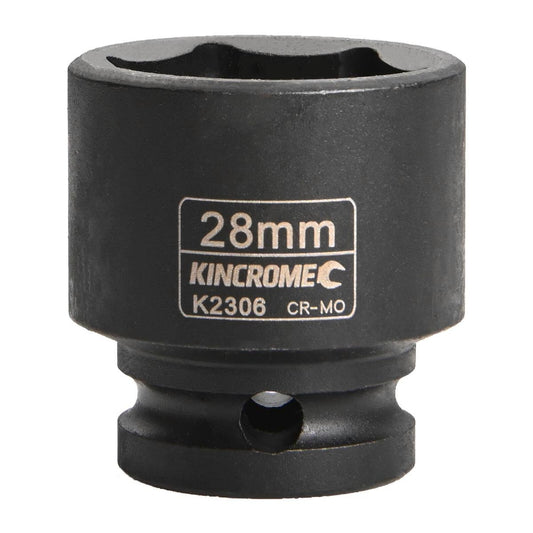 Kincrome 28mm Impact Socket - Cr-Mo Steel - Rust Resistant - Durable - Auzzistore