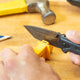 Smith S Edgework Utility Knife Sharpener - 20" Tether - Non-Slip Grip