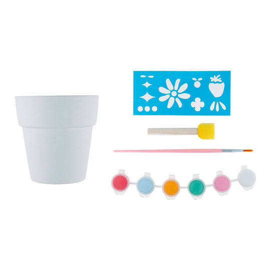 Crafted Paint Your Own Pot Kit - 6 Paint Pots - 170mm x 115mm x 98mm – view 2