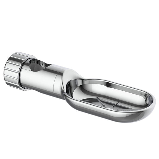 Evekare 32mm Chrome Soap Holder - Adjustable - Easy Install - ABS Construction