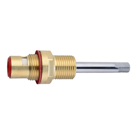 Shaw Mason Chrome 1/4 Turn Anti Clockwise Ceramic Disc Wall Spindle 164mm - Durable Brass - Easy Water Control - Auzzistore