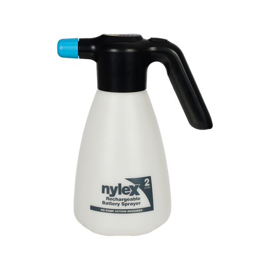 Nylex 2L Garden Battery Sprayer - Rechargeable - Ergonomic Design - Adjustable Spray