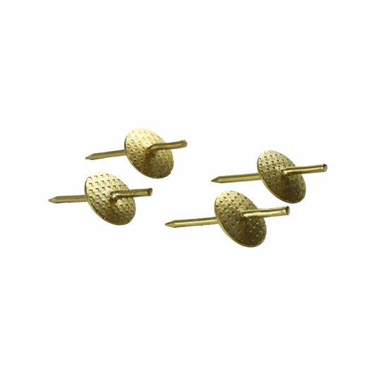 Everhang 8kg Brass Plated Picture Hanging Hook 4 Pack Durable Easy Install