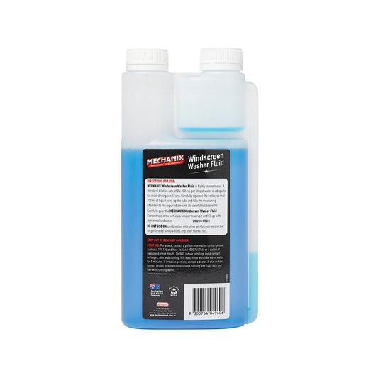Mechanix Windscreen Wash Concentrate - 1L - HDPE - Concentrated – view 2