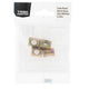 Taskmaster M8 Electro Brass Cross Connector Dowel 4 Pack - 10mm x 15mm