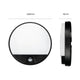 Brilliant 10W Alston Slimline Round Bunker Security Sensor Light - 205mm - Black - 1000 Lumens - PIR Motion Detection