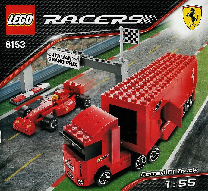 LEGO 8153 Racers Ferrari F1 Truck