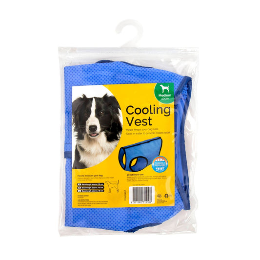 Dats Medium Dog Cooling Vest - 40cm - Breathable Polyester - Easy Clean
