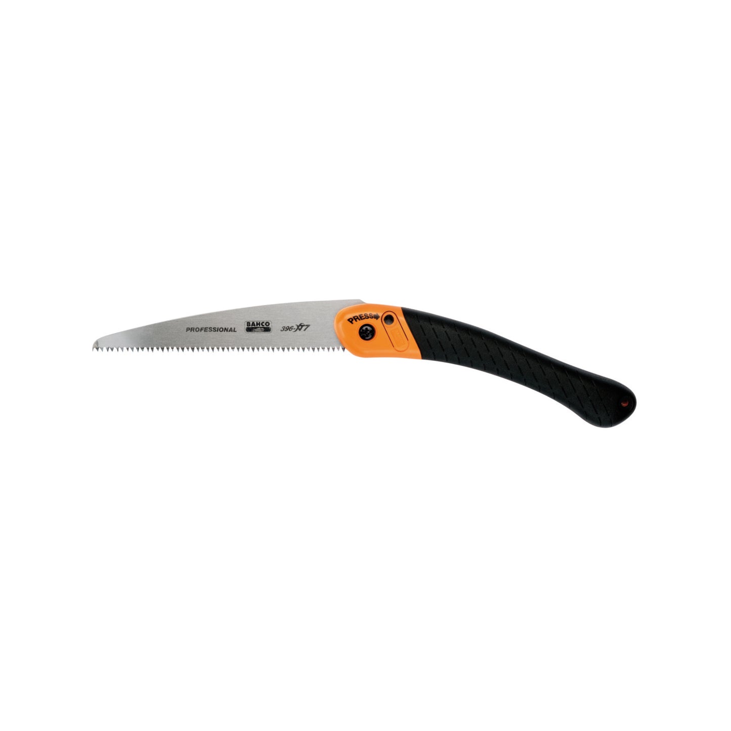 Bahco 190mm Foldable Pruning Saw - XT Teeth, Dual-Component Handle, Made in Sweden