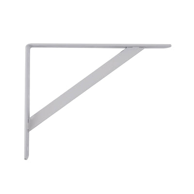 Carinya Heavy Duty Straight Stayed Bracket 250x200mm Steel White