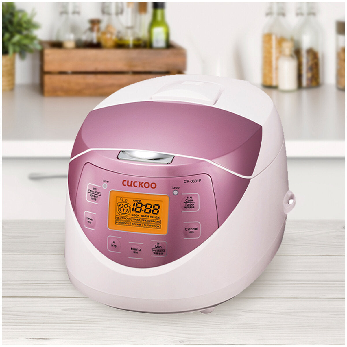 Cuckoo Electric Rice Cooker Pink CR-0631F