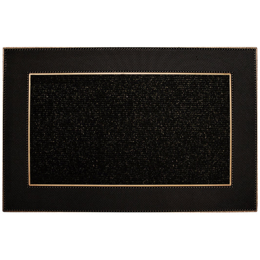 Modern Homes Rain Design Floor Mat 60 x 90cm Brown - Water-Absorbent, Non-Slip, Easy-to-Clean