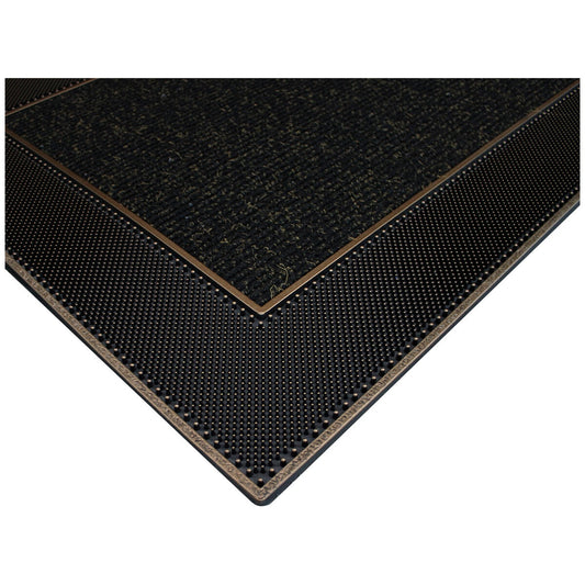 Modern Homes Rain Design Floor Mat 60 x 90cm Brown - Water-Absorbent, Non-Slip, Easy-to-Clean – view 2