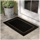 Modern Homes Rain Design Floor Mat 60 x 90cm Brown - Water-Absorbent, Non-Slip, Easy-to-Clean – view 3