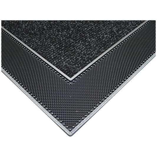 Modern Homes Rain Design Floor Mat 60 x 90cm Grey - Water-Absorbent, Non-Slip, Easy-to-Clean – view 2