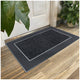 Modern Homes Rain Design Floor Mat 60 x 90cm Grey - Water-Absorbent, Non-Slip, Easy-to-Clean – view 4