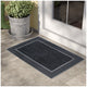 Modern Homes Rain Design Floor Mat 60 x 90cm Grey - Water-Absorbent, Non-Slip, Easy-to-Clean – view 3