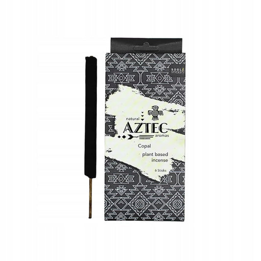 Soul Sticks Copal Aztec Incense - Handcrafted Aromatherapy, 6 Sticks, 90 Min Burn, Essential Oils, Bengaluru Made