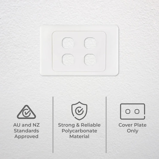 Deta 4 Aperture Grid Plate - 75mm Plastic - Durable Indoor Use – view 2 - Auzzistore