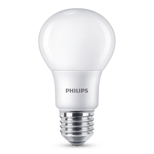 Philips A60 E27 LED Globe 700lm Cool Daylight 6W 2 Pack 61mm x 109mm – view 2