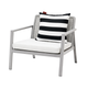 Mojo 45cm Striped Cushion Cover - Black - Contemporary Design