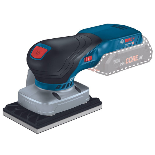 Bosch 18V Professional 3 in 1 Orbital Sander 163mm x 138mm x 285mm - Skin Only
