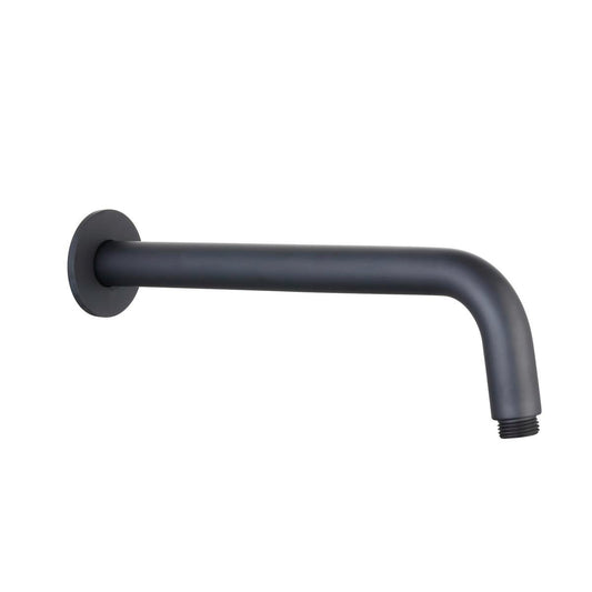 Mondella Resonance Shower Arm - 300mm - Matte Black - Brass - Auzzistore