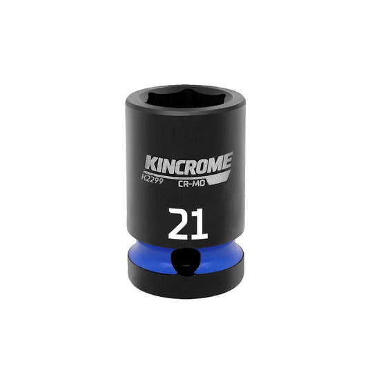 Kincrome 21mm Impact Socket Cr-Mo Steel Shallow Design Durable