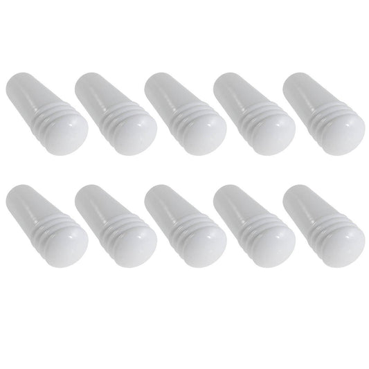 Adoored Cushion Door Stop - 100mm - Plastic - Wall Mounted 10 Pack - Auzzistore