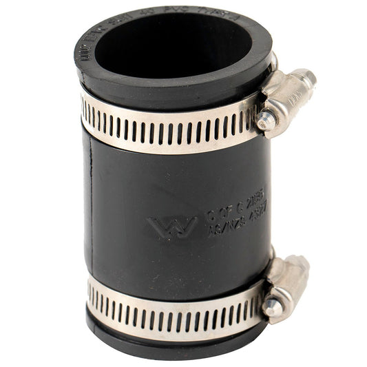 DEKS Rubber Joiner - 40mm - EPDM - 2 Clamps – view 2 - Auzzistore