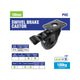Easyroll Castor - 100mm - Black PVC - Swivel with Brake