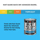 White Knight Rust Guard Enamel Paint - 500ml - Black Gloss - Quick Dry