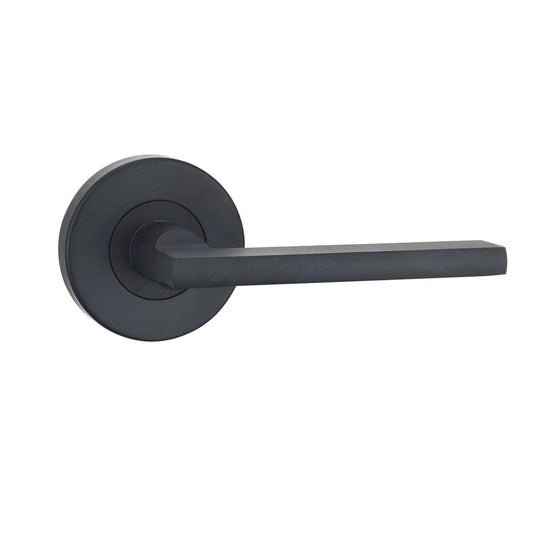 Lemaar Black Orba Passage Set - 65mm Zinc - Durable Electroplated Finish - Auzzistore