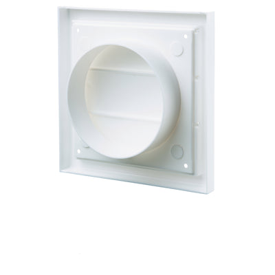 Blauberg 100mm Gravity Grille - ABS Plastic - Easy Maintenance - White