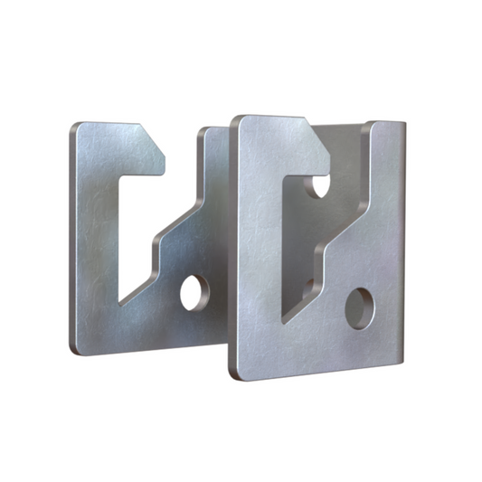 Rapid Galvanised Steel Wall Bracket 6 Pack - 35mm x 35mm - Durable Support - Auzzistore