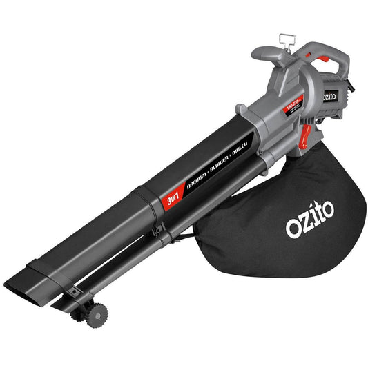 Ozito Blower Vacuum Mulcher - 2400W - Plastic - 3 in 1 Function