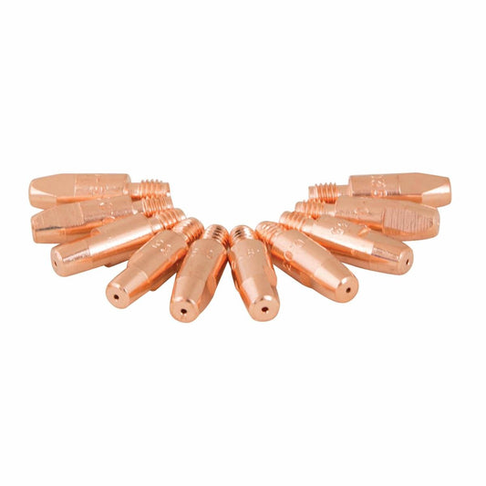 Bossweld 1.0mm M6 Aluminium Contact Tip 10 Pack Heavy Duty Wear - Auzzistore