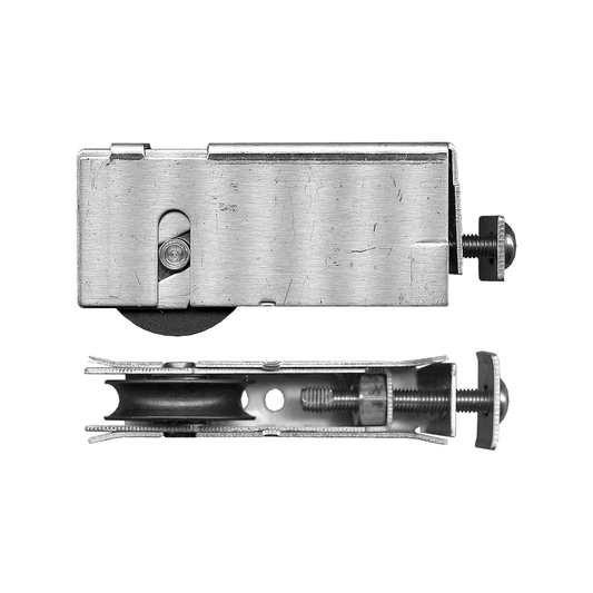 Rolltrak Carriage - 75mm x 45mm x 17mm - Stainless Steel - Heavy Duty - Auzzistore