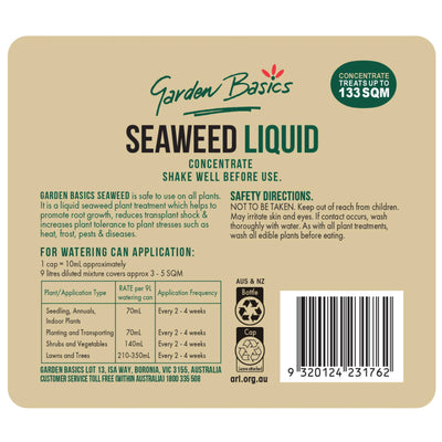 Garden Basics Liquid Seaweed - 2L - Liquid - Safe for Vegetables