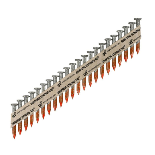 Simpson Strong Tie Collated Connector Nail - 3.32mm x 38mm - Hot-Dip Galvanised - 500 Pack - Auzzistore