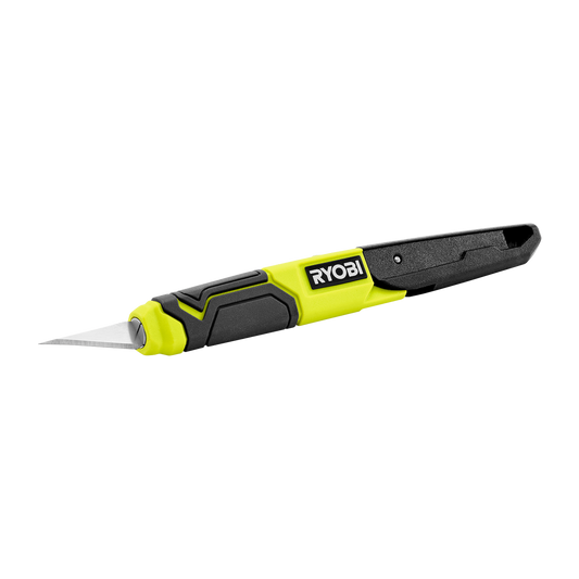 Ryobi Quick Change Knife - 3 x #11 Blades - 22mm x 228mm - Precision Cutting Tool - Auzzistore