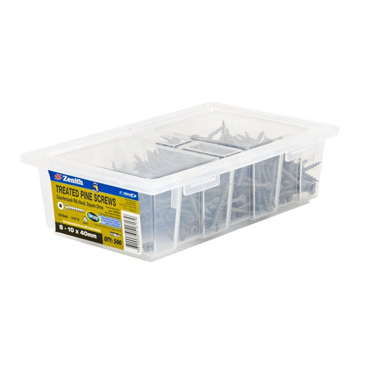 Zenith Tufcote Countersunk Rib Head Screws 10 x 40mm 500 Pack - Auzzistore