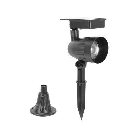 Luxzone 35cm Aluminium LED Solar Pathway Light - 60 Lumens - Weatherproof