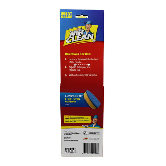 Mr Clean Dish Wand with Bonus Refill - 1x Refill - 70mm x 55mm x 285mm - All-Purpose Cleaning Tool – view 2 - Auzzistore