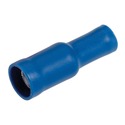 Narva Female Bullet Terminal 4mm 5mm Blue Vinyl Insulated 11 Pack